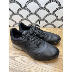 ECCO Golf Shoes Men's S-Three Spikeless Black/Grey Gore Tex Waterproof 13-13.5